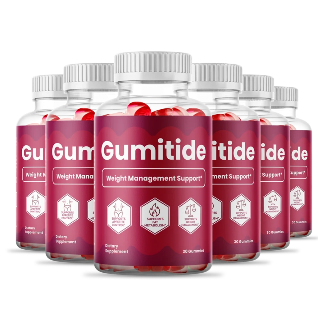 Six bottles of Gumitide gummies package deal